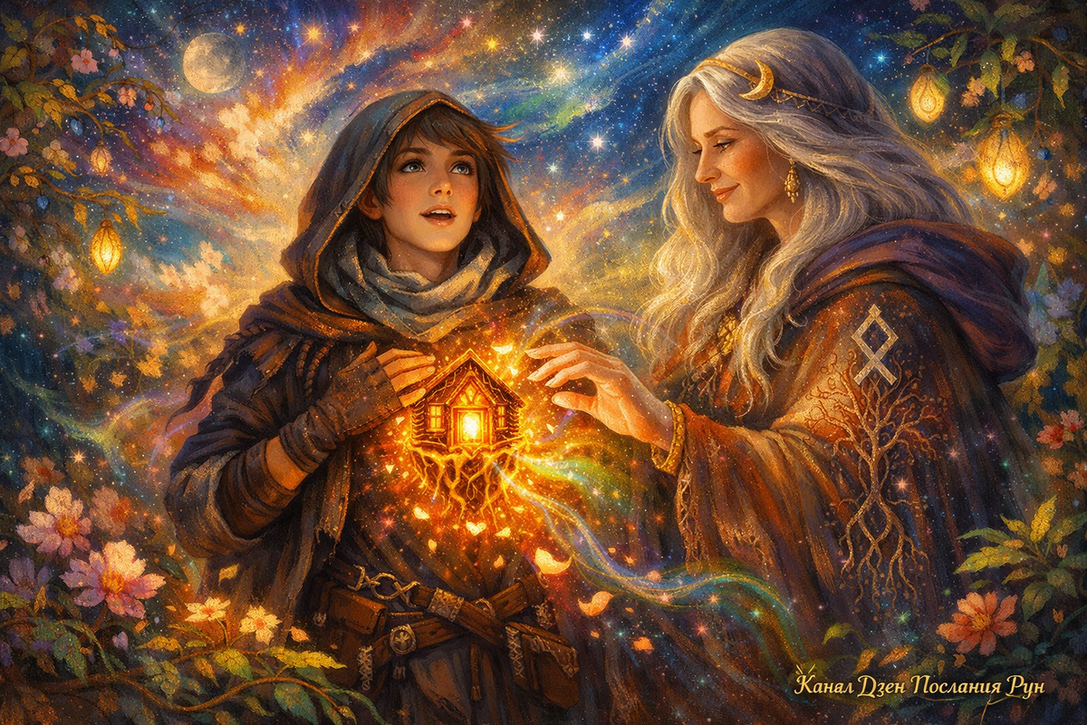 Руна Отила и дар Рода: руническое гадание о поддержке предков, внутренней опоре и возвращении силы.