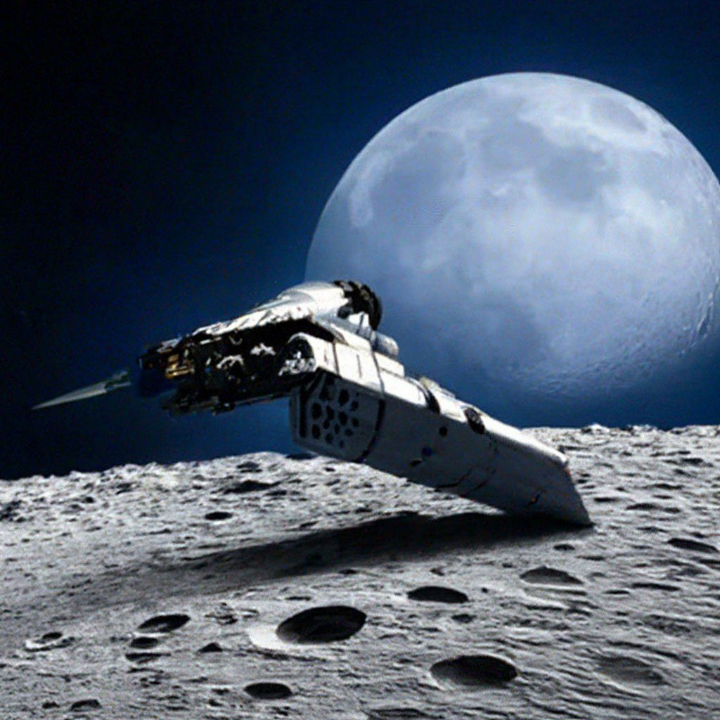 Картина художника::на Луне.  фото: яндек.с