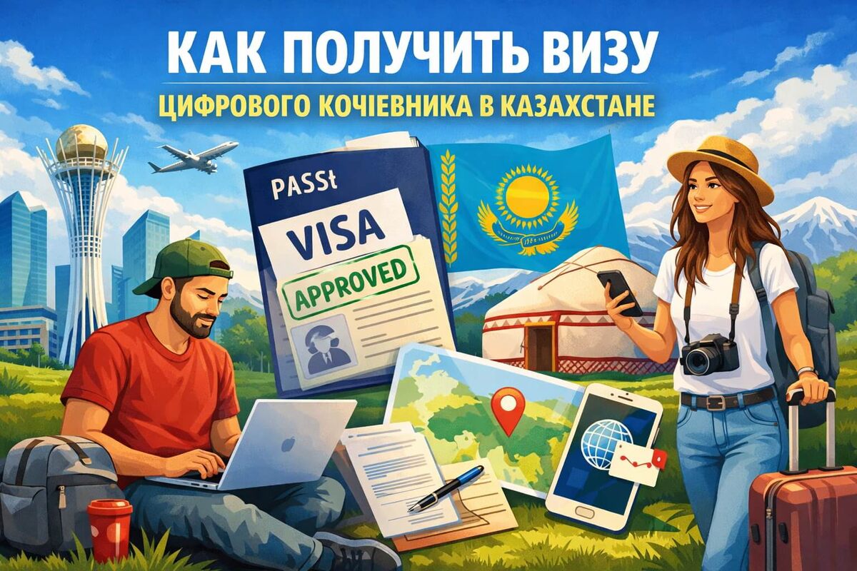 Казахстан для цифровых кочевников: визы, налоги и ВНЖ
