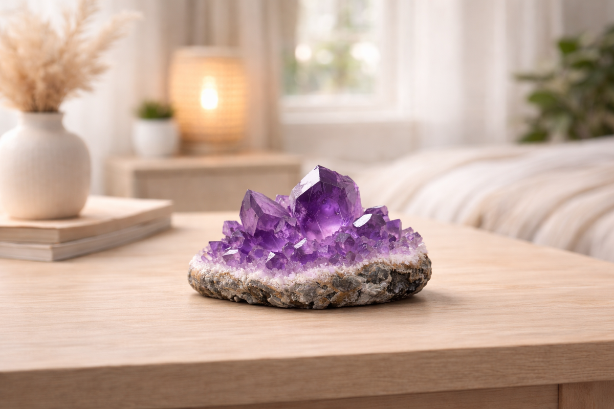Друза аметиста гармонизирует пространство