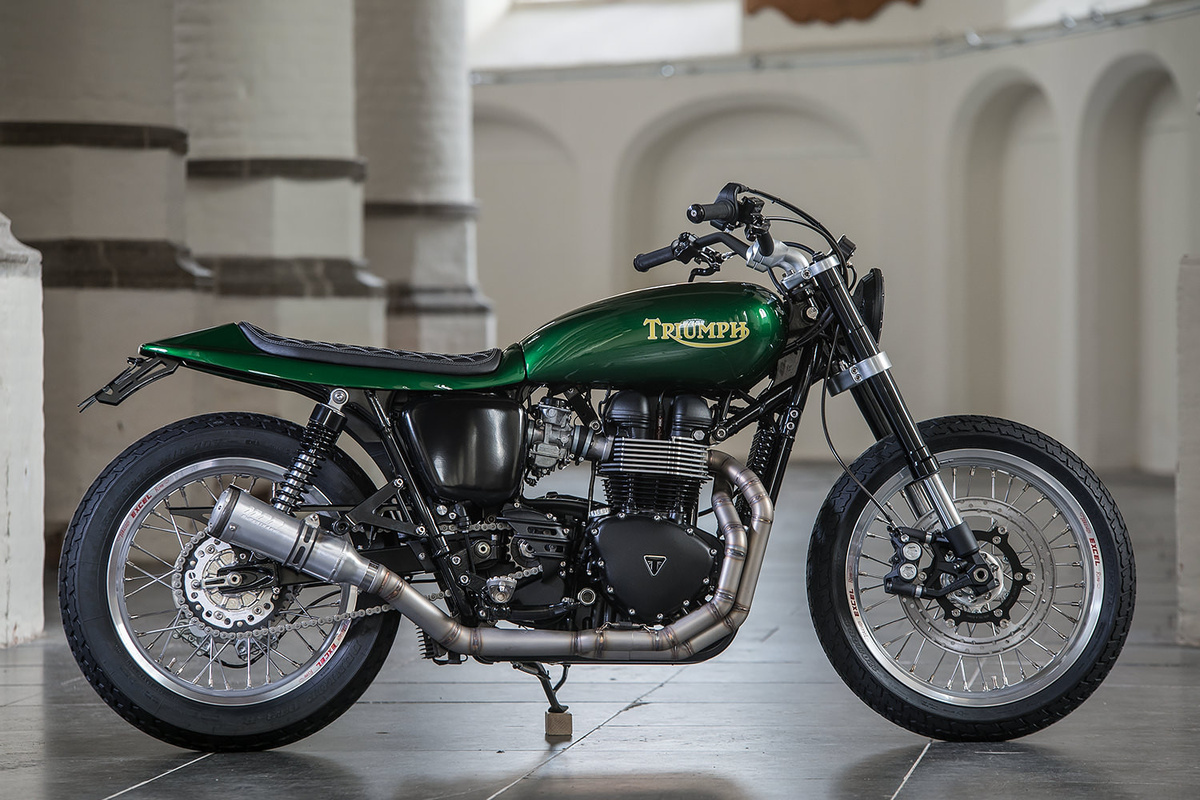 Triumph Bonneville T100 Wintergroen