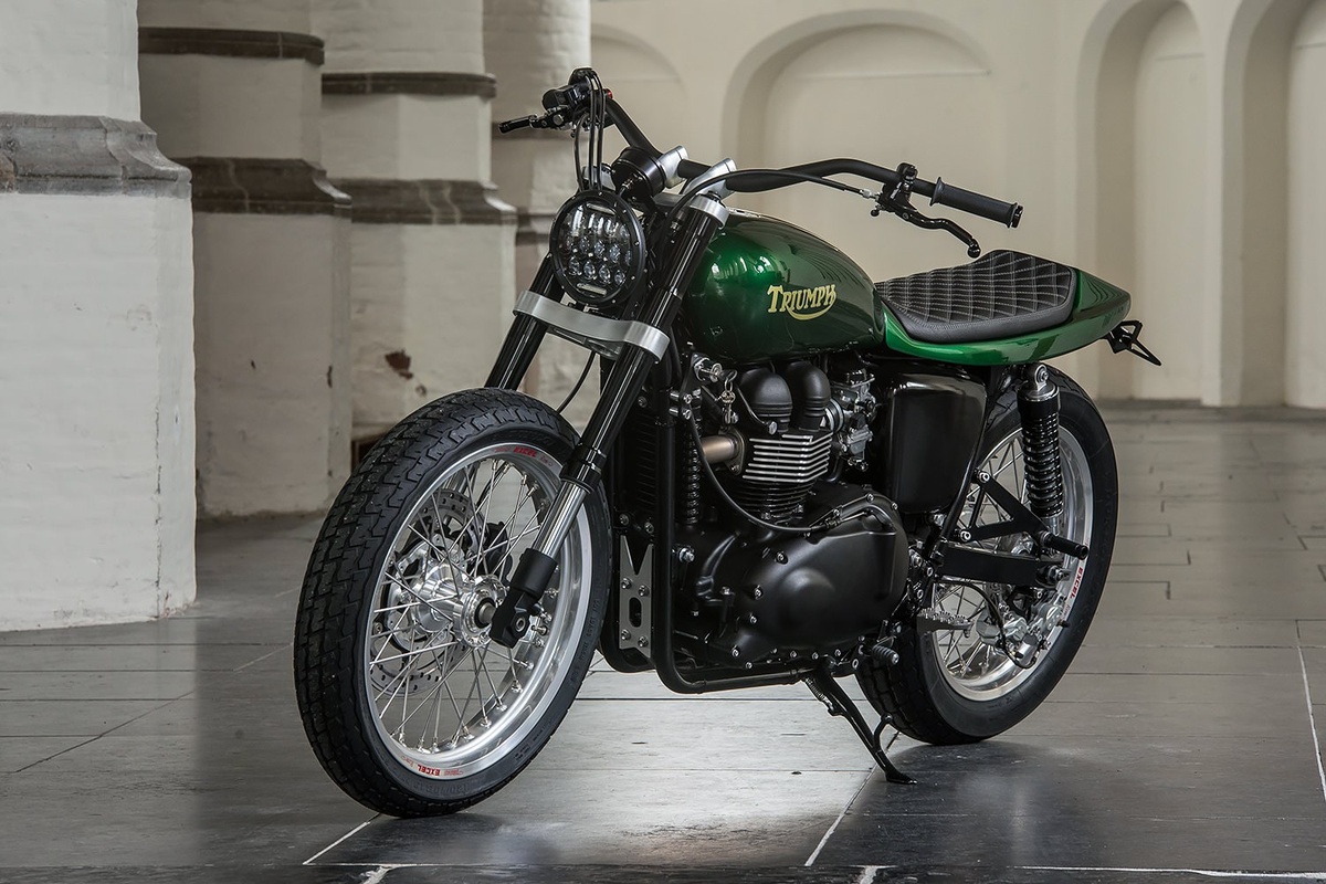 Triumph Bonneville T100 Wintergroen