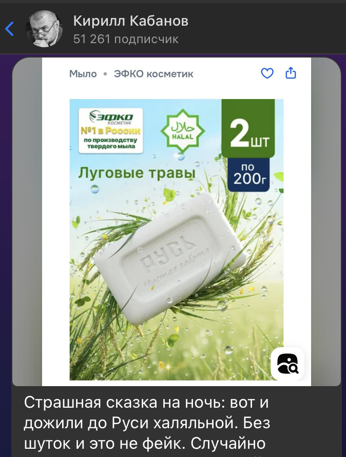    Скриншот: t.me/kabanovkv/6601