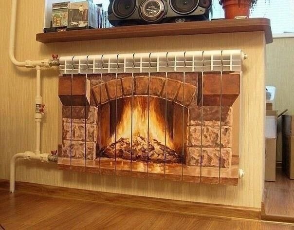 Декор батареи