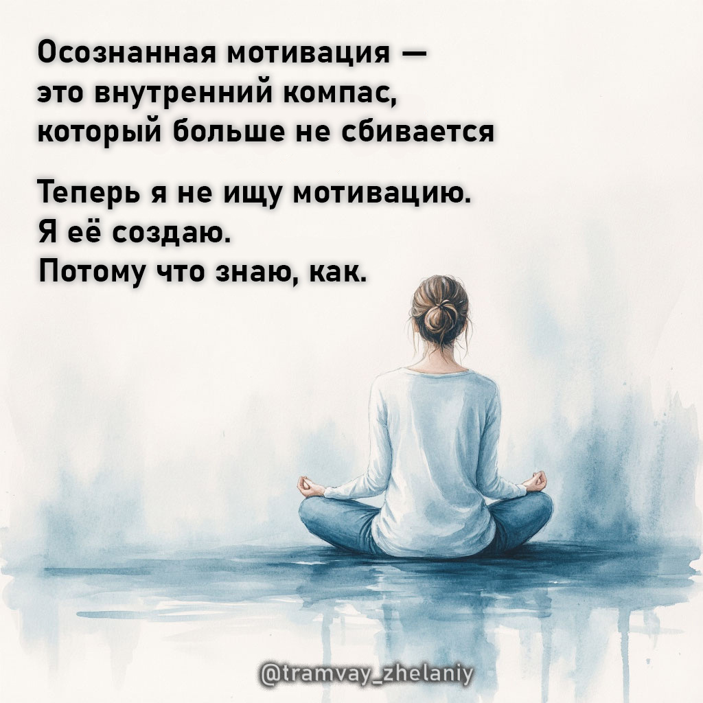 Мотивация — это не стихия. Это осознанный вектор