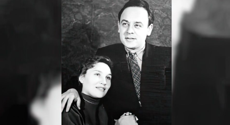 Леонид Броневой с первой женой