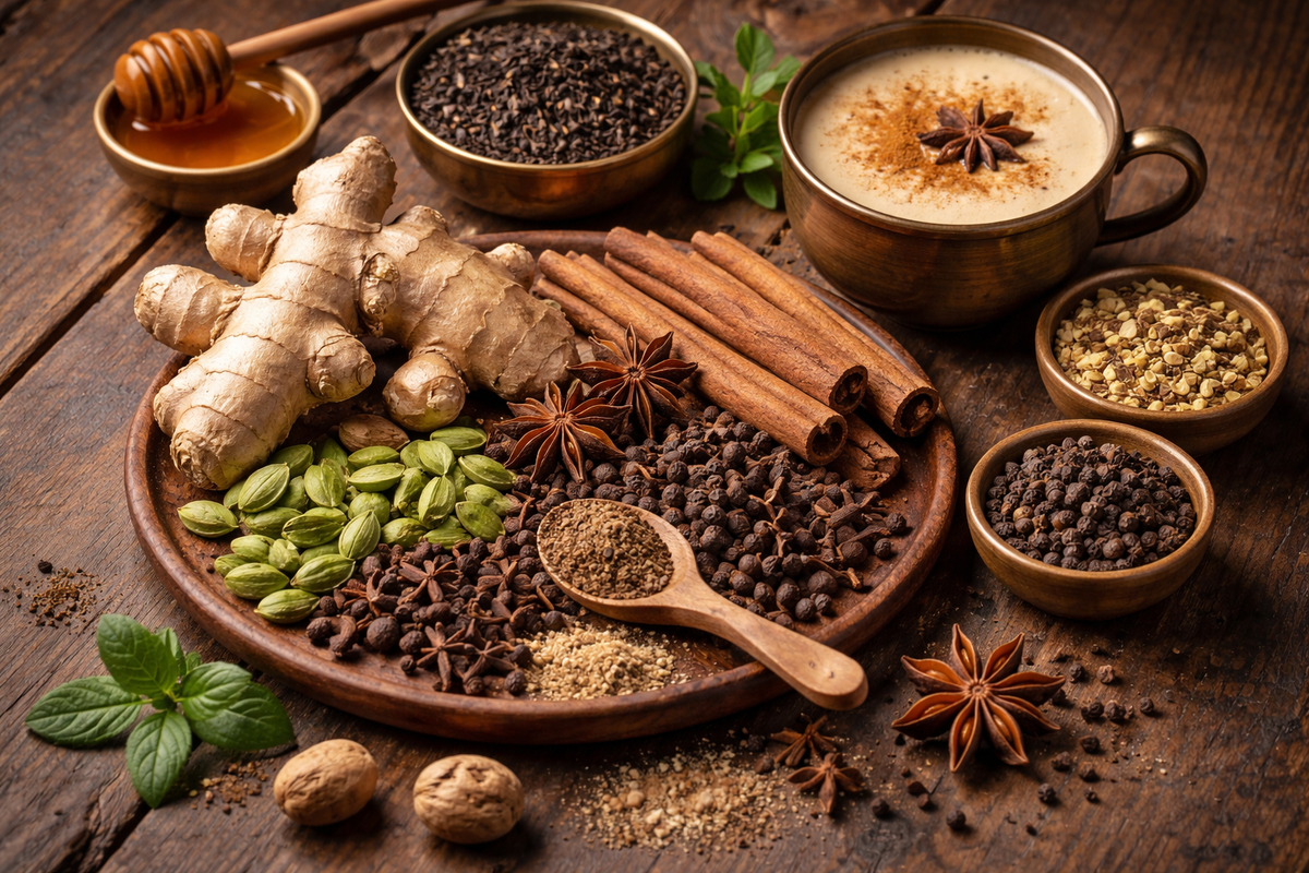 Специи для масала чая