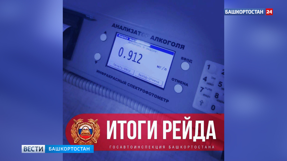    За сутки в Башкирии задержали 56 нетрезвых водителей и 43 водителей без прав