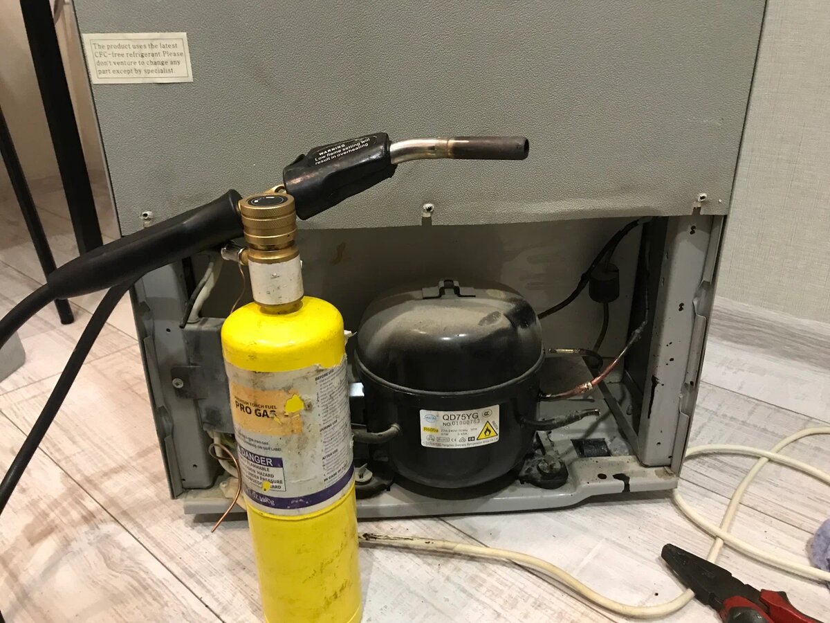 Используется мастерами при ремонте холодильников