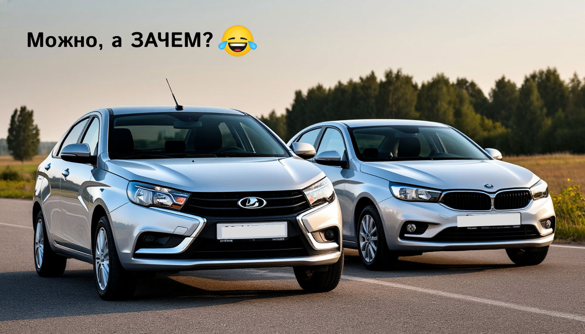 LADA VS BMW