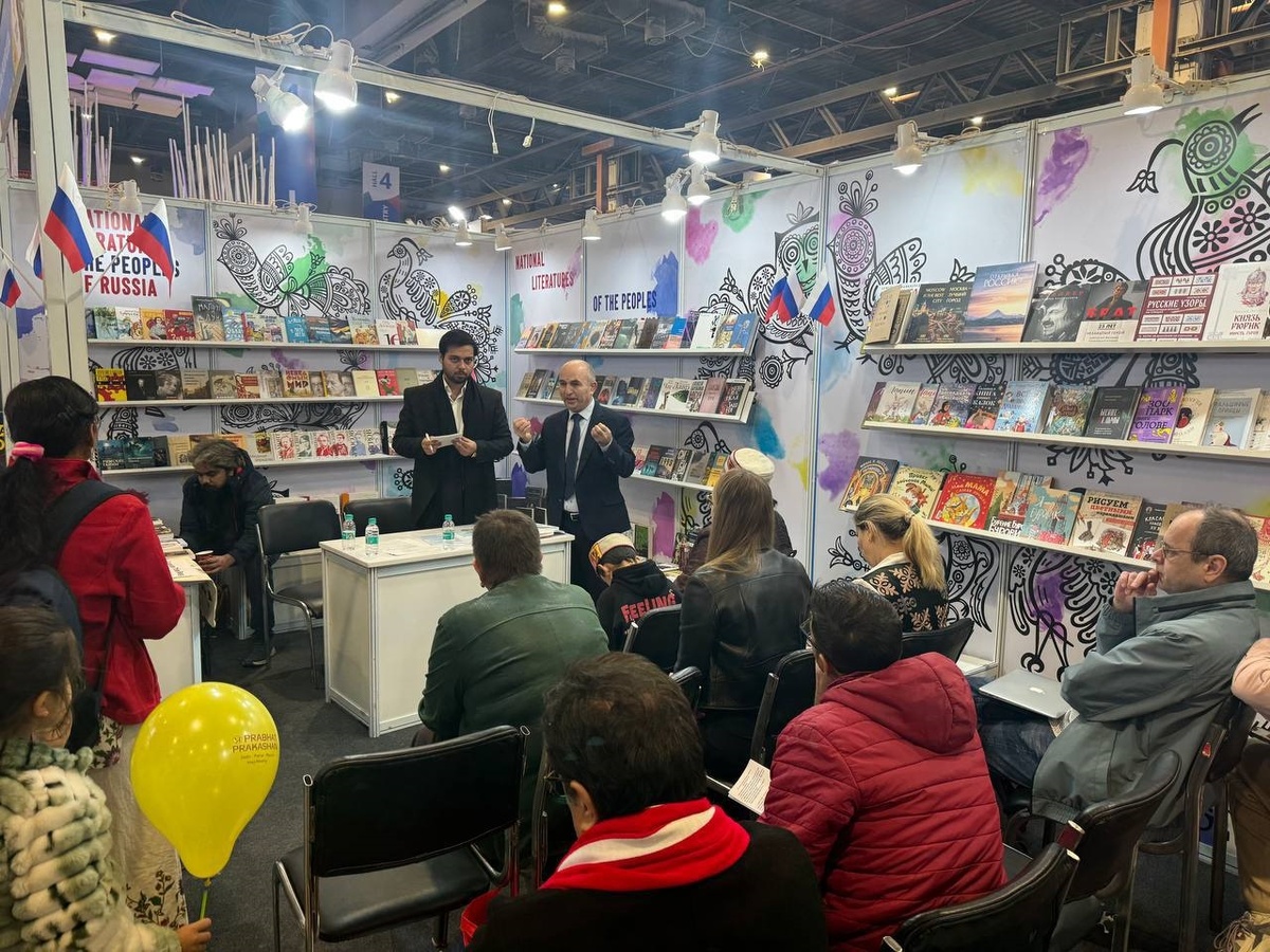 Российский стенд, источник фото https://mid.ru/en/press