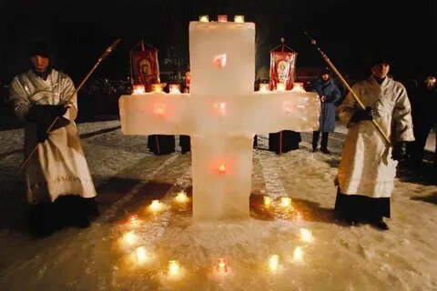 Освещение проруби. Фото из свободных источников