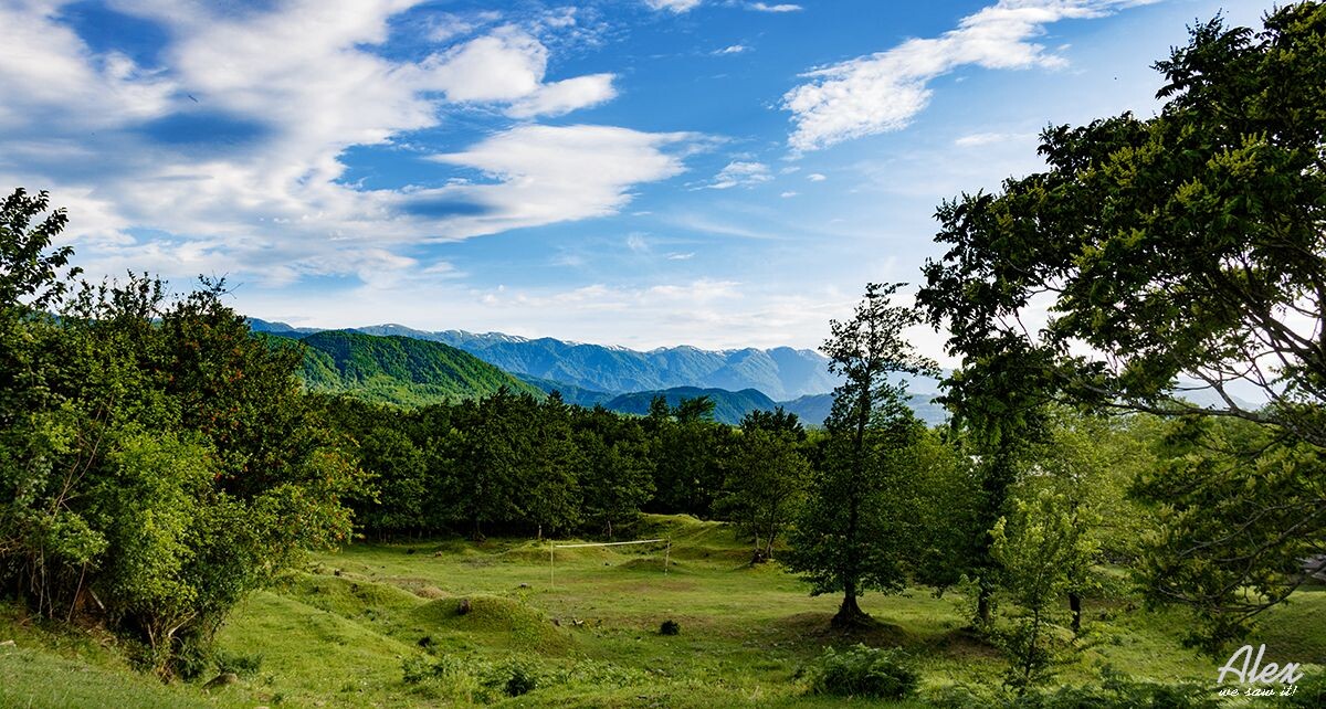 Самегрело. Пейзаж у одной из дороги в Самегрело