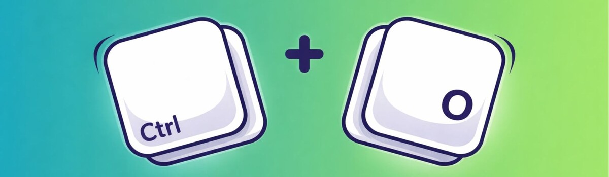 Комбинация дня: Ctrl + O.