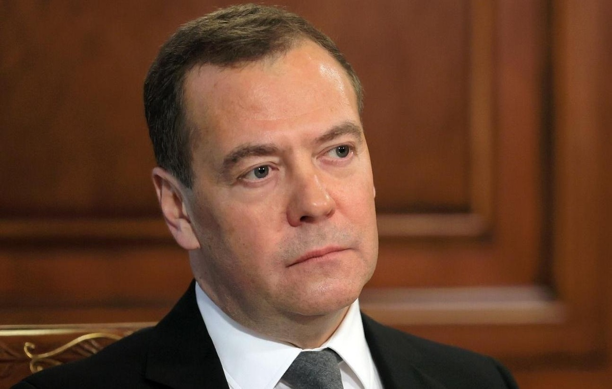    Заместитель председателя Совета безопасности РФ Дмитрий Медведев  Екатерина Штукина/ POOL/ ТАСС