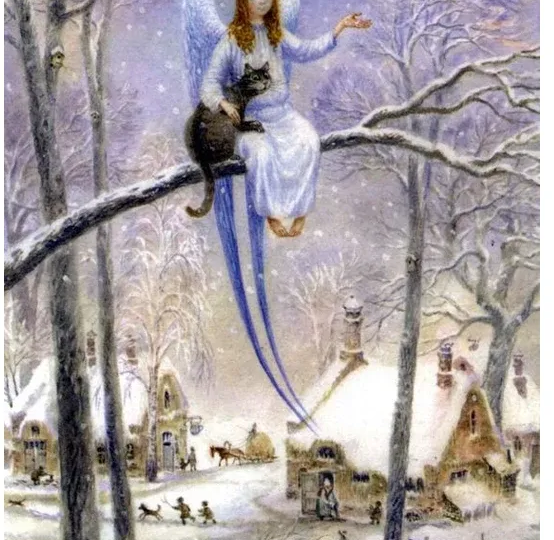 Доброе послание от Ангела | Подборка живописи разных художников