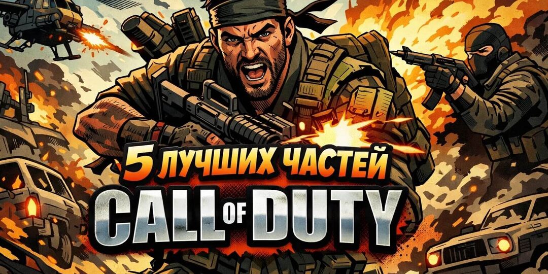 Топ 5 лучших частей Call of Duty