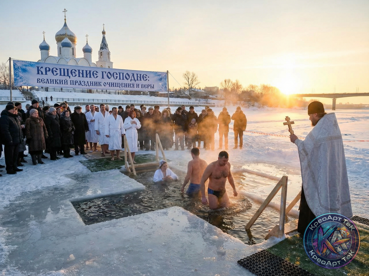 Христианский праздник Крещения Господня