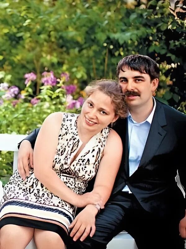 Инна Друзь с мужем.