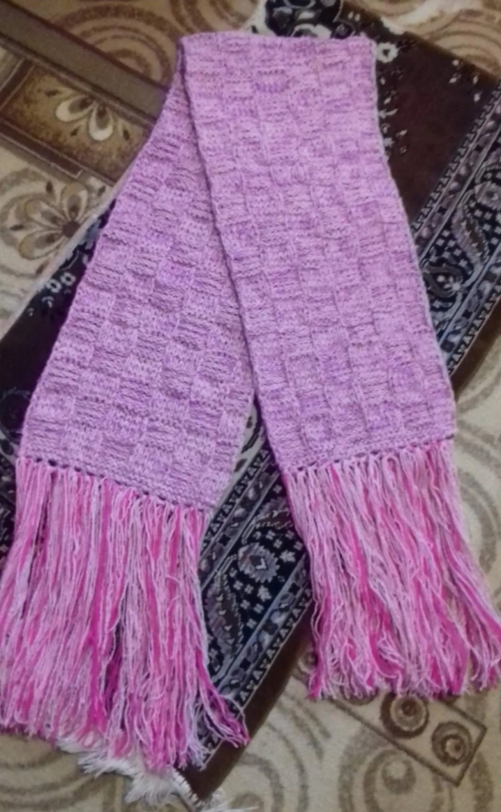 Широкий шарф 