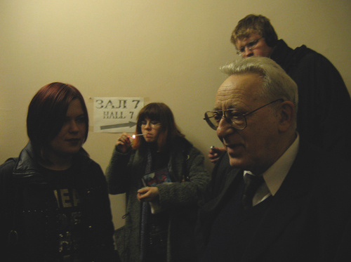     Наум Клейман и посетители Музея кино Наум Клейман и посетители Музея кино