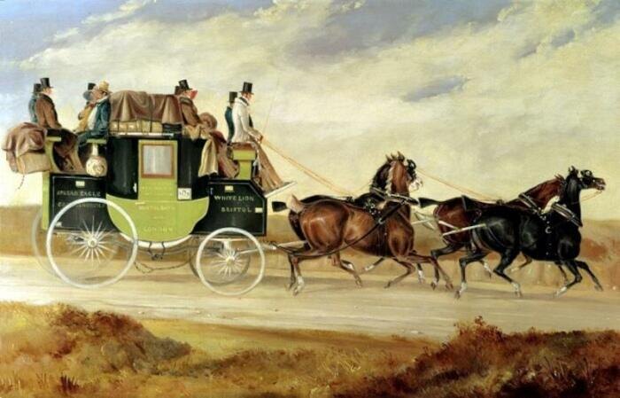 Сколько можно было проехать на лошадях. 