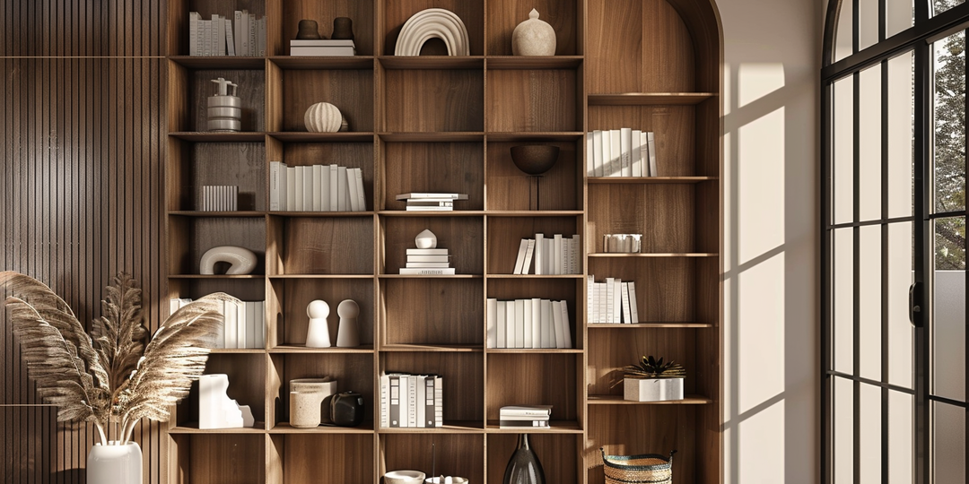 Книжные полки в интерьере: как выбрать и оформить домашнюю библиотеку