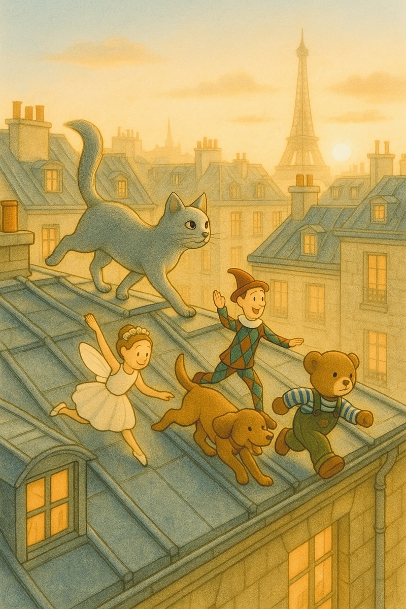 Домой по крышам Парижа