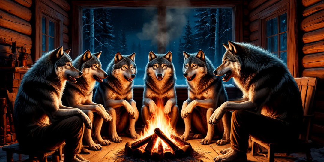 Ночью к моему дому пришли волки. Они не выли, а просили пустить их погреться голосами моих умерших соседей.