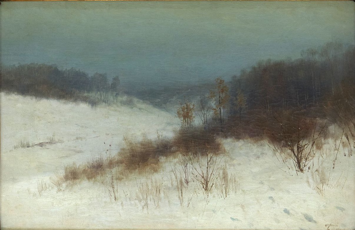 В.П. Батурин. Зима, 1890-е. Галерея Умная коллекция