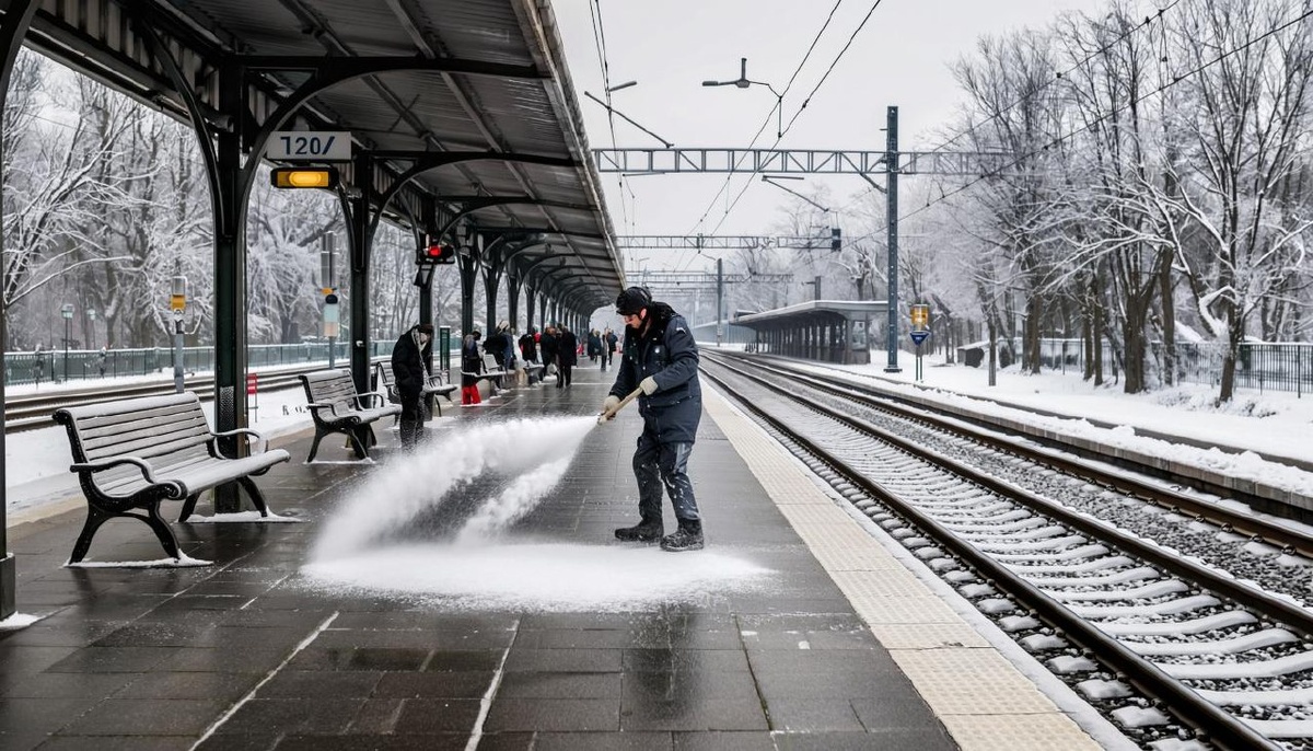 Противогололедные реагенты — безопасность и бесперебойность железнодорожного транспорта зимой