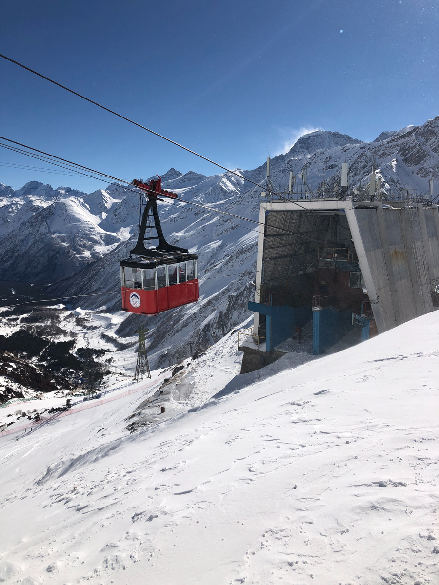 Старая канатная дорога на Эльбрусе