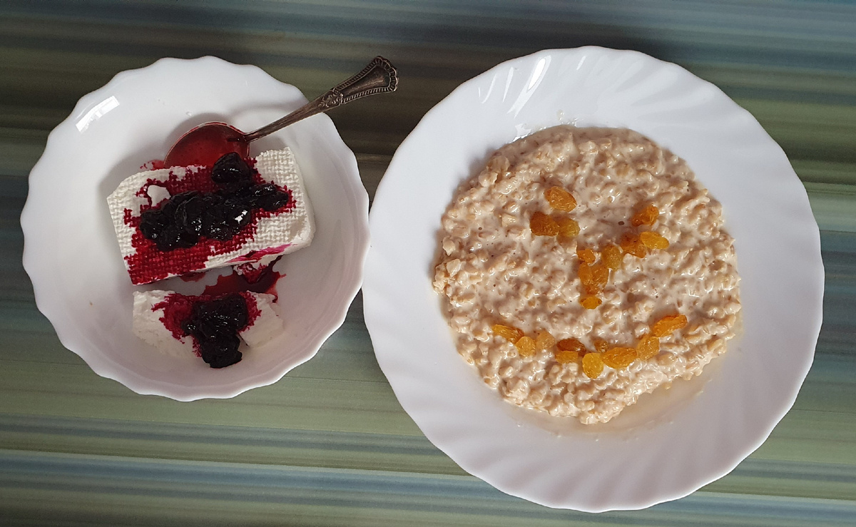 Отличный завтрак! Фото автора.