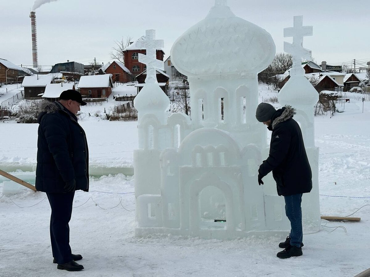    Для жителей Демского района Уфы оборудовали купель в микрорайоне "Яркий"