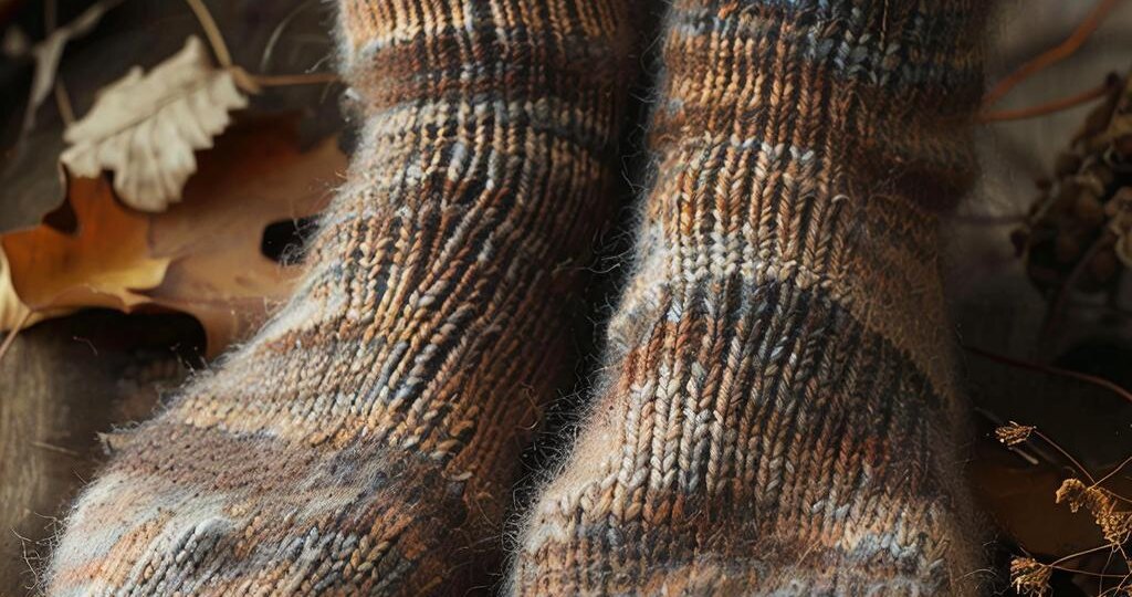 Сестра попросила связать теплые носки и не стала их носить