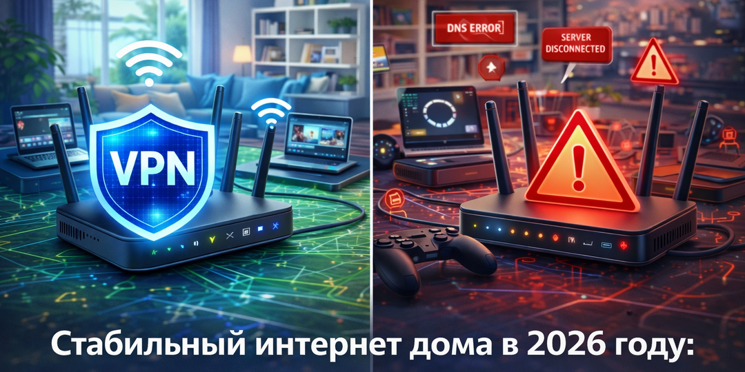 Стабильный интернет дома в 2026 году: что реально работает, а что ломается первым