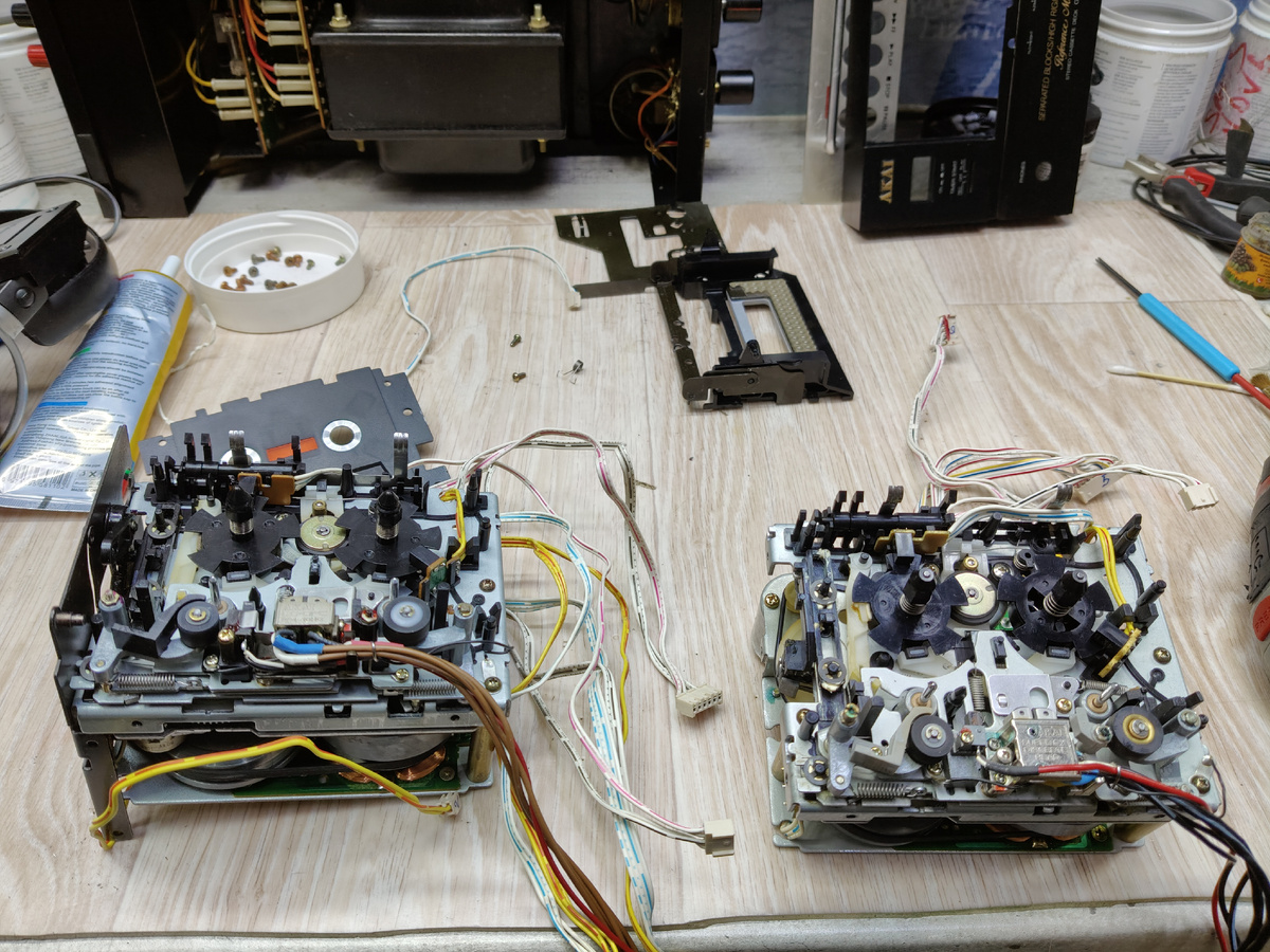 Переборка ЛПМ Akai. Фото из моей мастерской.