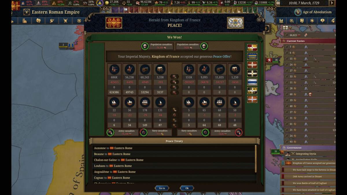 Скриншот игры Europa Universalis V. Источник: Paradox Interactive