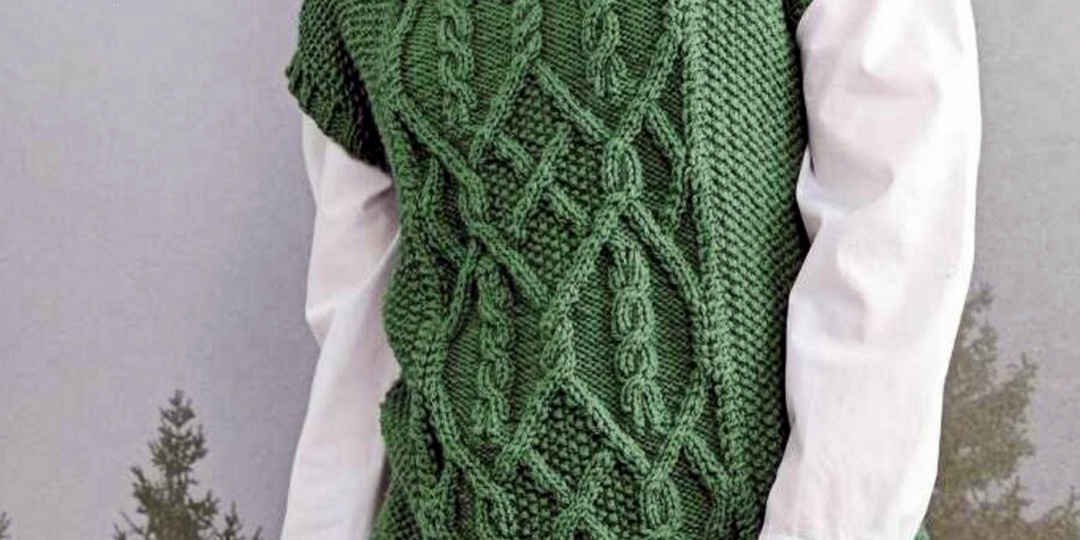 Вяжем универсальные зимние жилеты и свитеры спицами