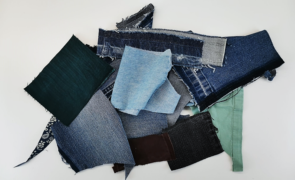 Фото 1 Подходящие лоскуты для джинсели