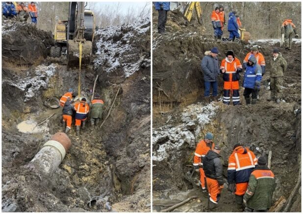    место прорыва в районе хутора Вишневецкий / t.me/revenko68