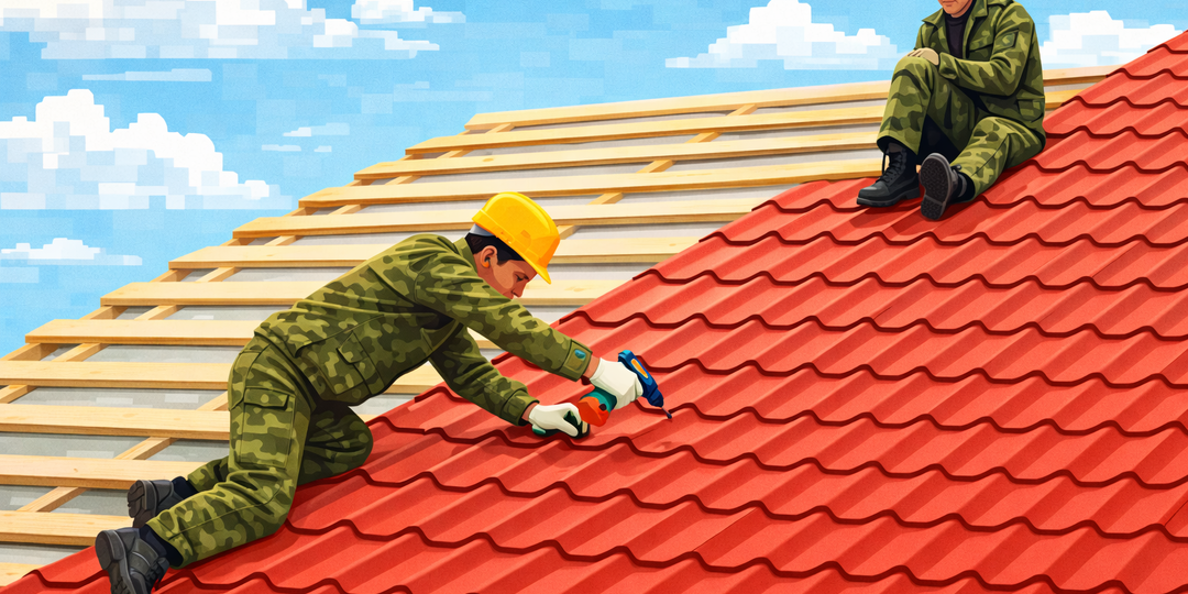 В России запущено серийное производство алюминиевой металлочерепицы