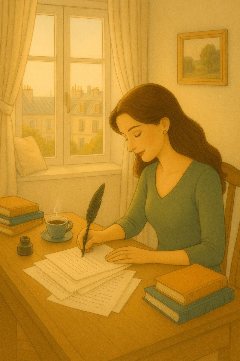 Эллен пишет книгу о Мишеле