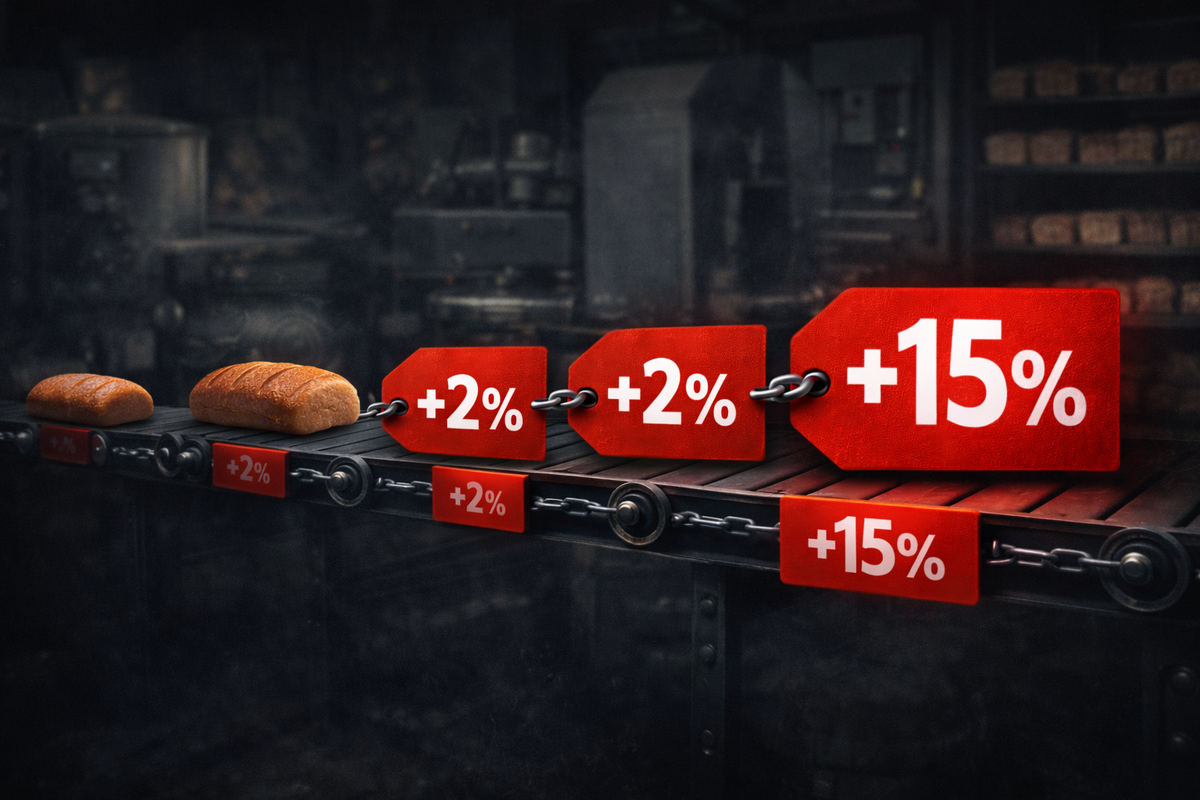 Цепочка увеличения стоимости товара. Почему налог стал выше на 2%, а цены выросли сильнее.