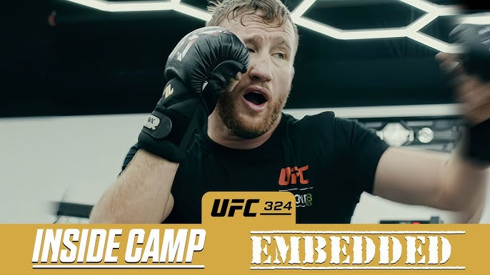 youtube.com. Джастин Гейджи на интенсивной тренировке перед UFC 324