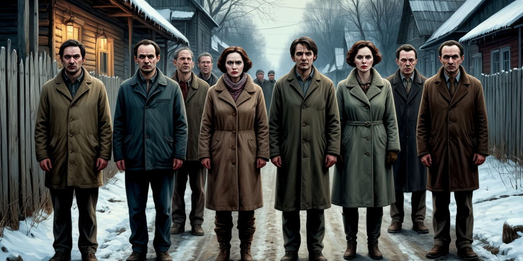 Утром я вышел во двор и увидел, что все соседи стоят у заборов и молча улыбаются мне.