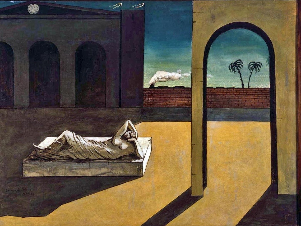 Картина Д. де Кирико «Награда прорицателя» (1913)