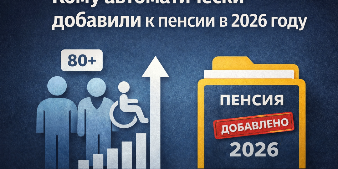 КОМУ АВТОМАТИЧЕСКИ ДОБАВИЛИ К ПЕНСИИ В 2026 ГОДУ