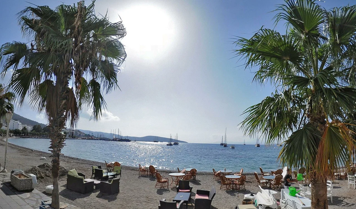 Самый наивкуснейший пляж Бодрума.