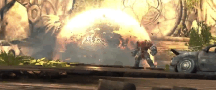 Gif картинка "Отрывок из трейлера игры Darksiders"